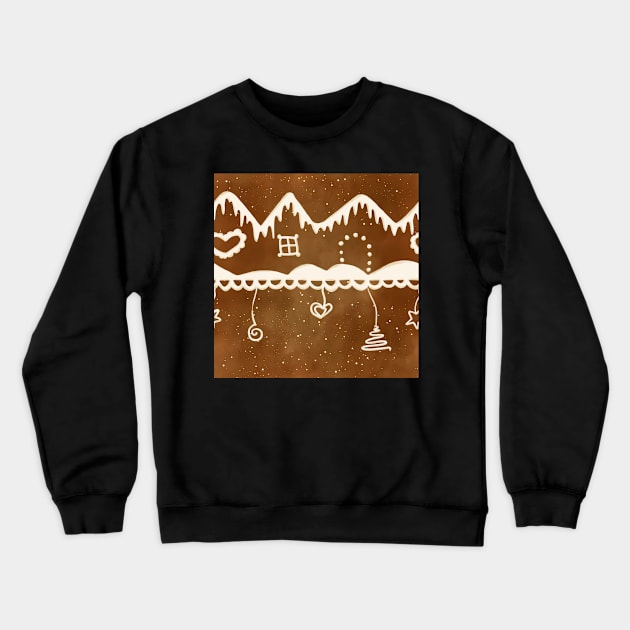 Gingerbread street Crewneck Sweatshirt by nobelbunt